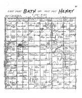 Bath Township East, Henry Township West, Brown County 1905